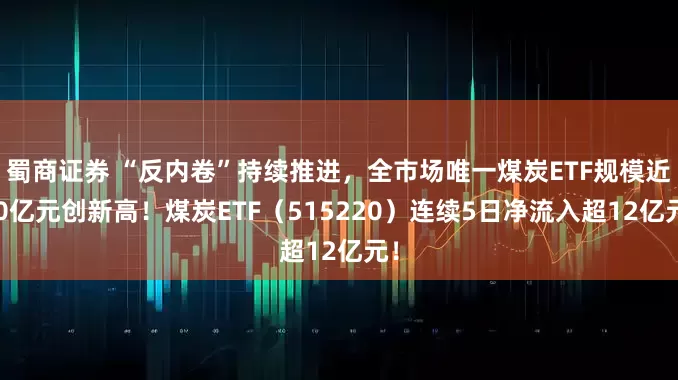 蜀商证券 “反内卷”持续推进，全市场唯一煤炭ETF规模近60亿元创新高！煤炭ETF（515220）连续5日净流入超12亿元！