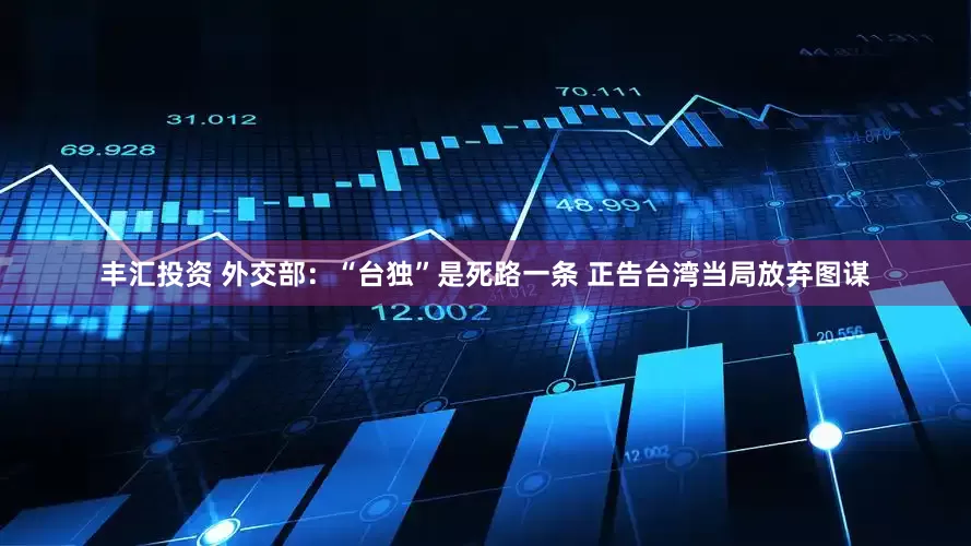丰汇投资 外交部：“台独”是死路一条 正告台湾当局放弃图谋