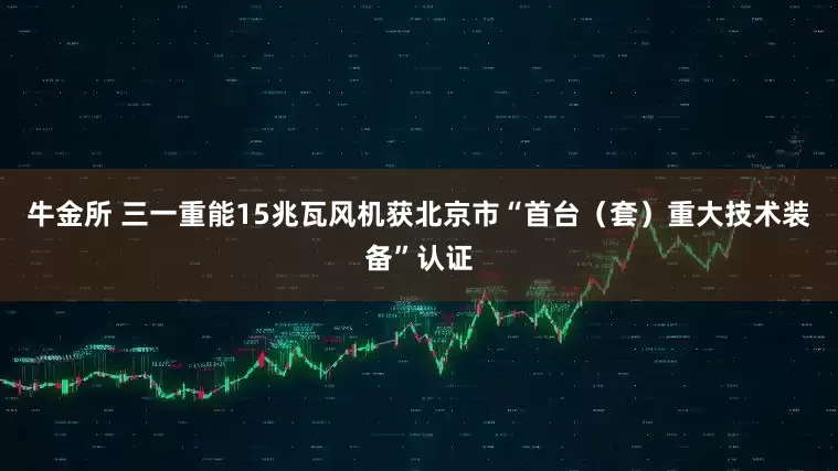 牛金所 三一重能15兆瓦风机获北京市“首台(套)重大技术装备”认证